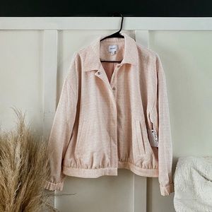 Pale Pink Bomber Jacket | Nine West | NWT
